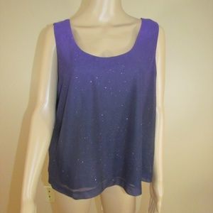 MADISON LEIGH COLLECTION TOP GLITTERS SIZE 18